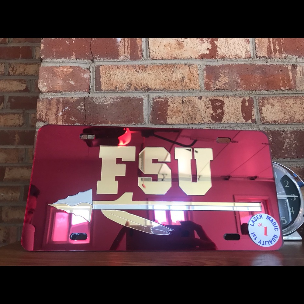 Florida state university license plate